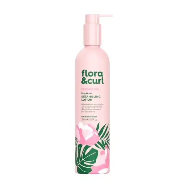 Photo sur fond blang du detangling lotion de flora & curl pour kaaaruslos.com